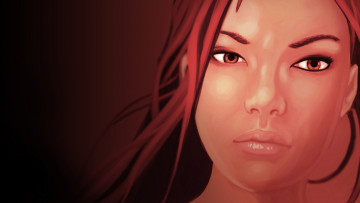 Картинка видео+игры heavenly+sword нарико рыжая лицо девушка