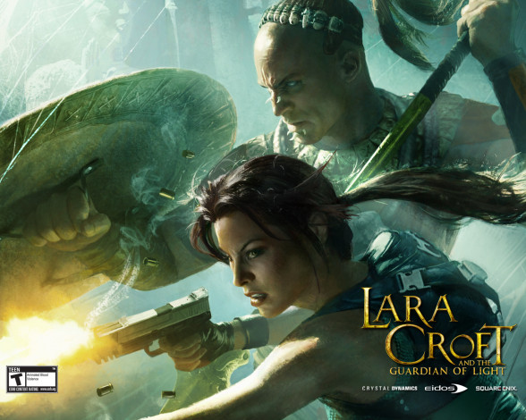 Обои картинки фото lara, croft, and, the, guardian, of, light, видео, игры