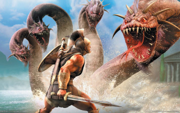 Картинка titan quest видео игры гидра