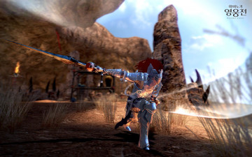 Картинка видео игры vindictus оружие скалы