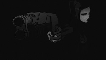 Картинка аниме ergo proxy пистолет фон