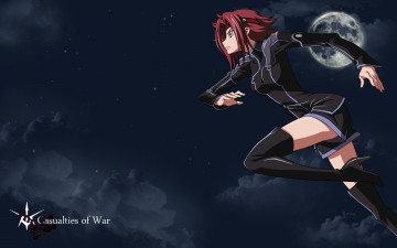 Картинка аниме code+geass звёзды код гиас девушка ночное небо облака