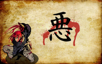 Картинка аниме rurouni+kenshin kenshin himura меч самурай мужчина