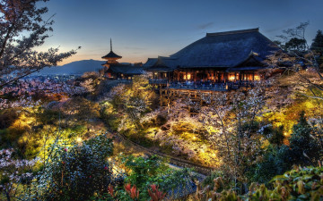 Картинка kyoto города буддистские другие храмы