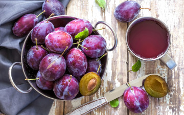 Картинка еда персики +сливы +абрикосы plum фрукты сливы чернослив кружка компот