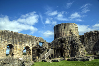 обоя barnard castle ruins in england, разное, развалины,  руины,  металлолом, barnard, castle, ruins, in, england