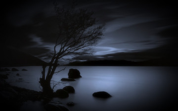 Картинка природа реки озера ночь озеро
