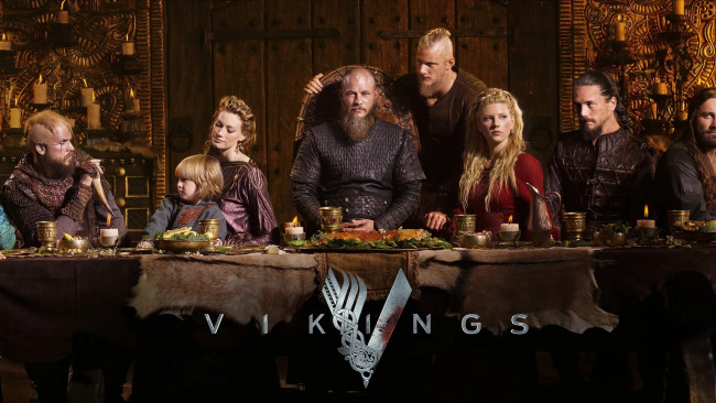 Обои картинки фото кино фильмы, vikings , 2013,  сериал, персонажи