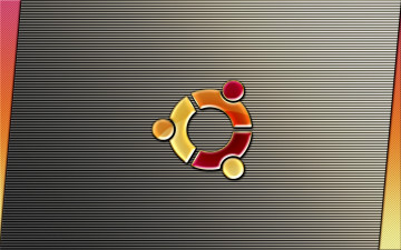 обоя компьютеры, ubuntu, linux, сетка, линии, логотип