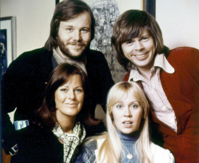 обоя музыка, abba, квартет