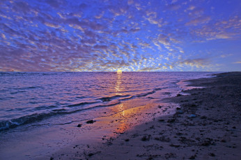 Картинка природа восходы закаты пляж