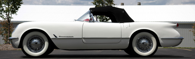 Обои картинки фото 1953, supercharged, corvette, автомобили, модель, спортивная, авто