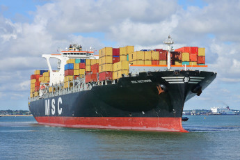 Картинка msc+methoni корабли грузовые+суда контейнеровоз