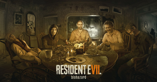 Обои картинки фото видео игры, resident evil 7, хоррор, action, resident, evil, 7, шутер