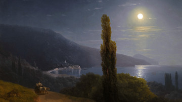 Картинка рисованное иван+айвазовский айвазовский иван крымское побережье