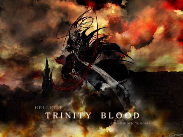 Обои картинки фото аниме, trinity, blood