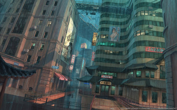 Картинка nightfall city concept фэнтези иные миры времена