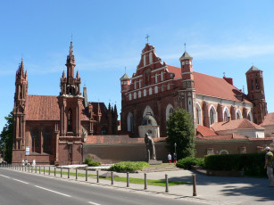 Картинка города католические соборы костелы аббатства литва костел