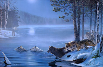 Картинка рисованные ervin molnar холод