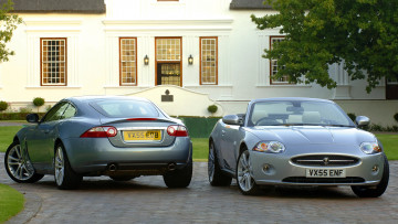 обоя jaguar, xkr, автомобили, легковые, land, rover, ltd, великобритания, класс-люкс