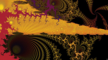 Картинка 3д+графика фракталы+ fractal фон цвета узор