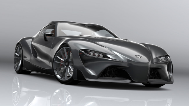 Обои картинки фото toyota ft-1 graphite concept 2014, автомобили, toyota, ft-1, graphite, concept, 2014
