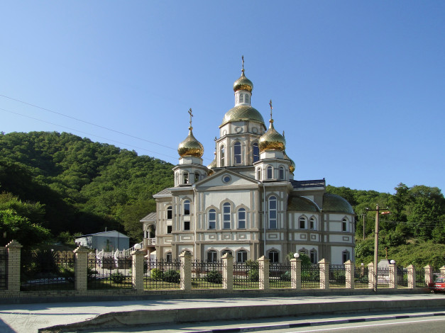 Обои картинки фото ольгинка, города, - православные церкви,  монастыри, церковь, собор, храм