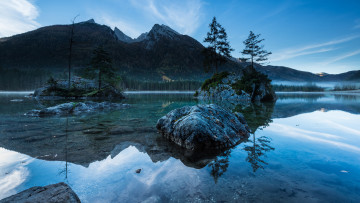 Картинка природа вода водоем wallhaven германия бавария горы