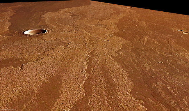 Обои картинки фото марс, космос, фотография, кратер, бесконечность, путь, вакуум, планета, вселенная, поверхность, грунт, камни, красная, горизонт, пространство, пустыня