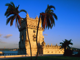 Картинка belem tower portugal города