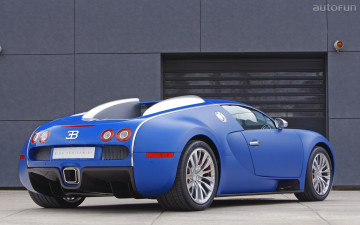 Картинка bugatti veyron bleu centenaire автомобили