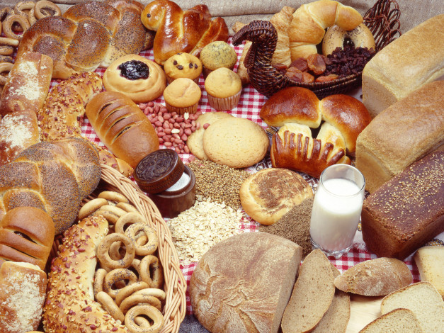 Обои картинки фото еда, хлеб, выпечка