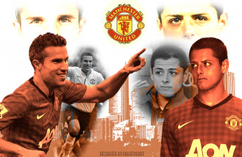 Картинка manchester van persie vs chicharito спорт футбол