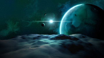 Картинка 3д графика atmosphere mood атмосфера настроения планеты