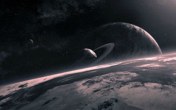 Картинка космос арт планеты
