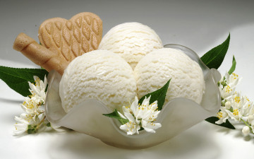 Картинка еда мороженое +десерты sweet ice cream dessert цветы сладкое десерт