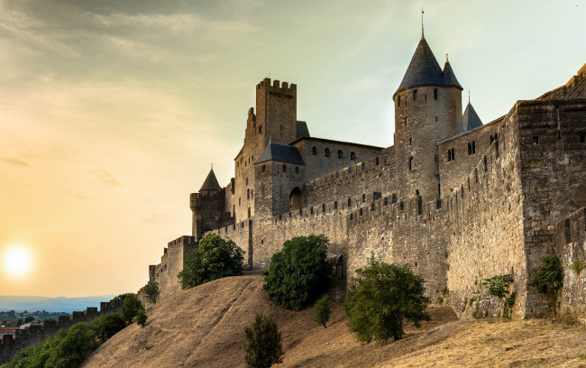 Обои картинки фото carcassonne, города, - дворцы,  замки,  крепости, замок