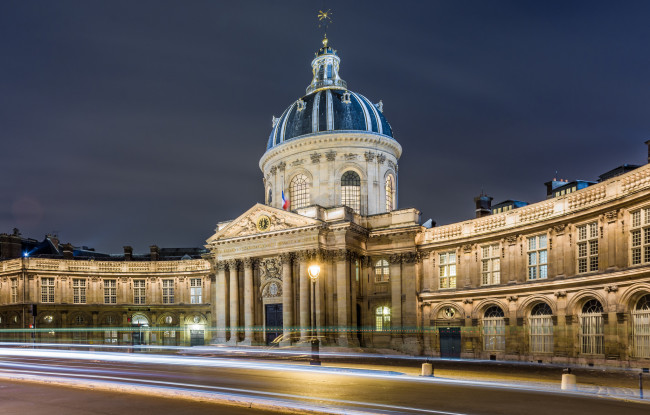 Обои картинки фото l`institut de france,  paris, города, париж , франция, дворец, площадь