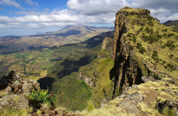 Картинка природа пейзажи simien mountains national park горы amhara эфиопия