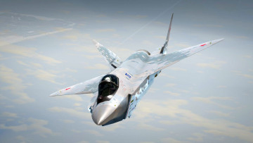 Картинка авиация боевые+самолёты легкий тактический самолeт пятое поколение окб сухого су75 шахматист истребитель
