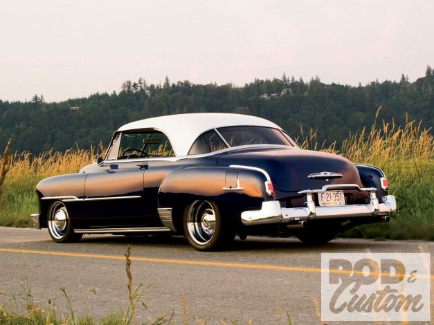 Обои картинки фото 1951, chevrolet, bel, air, автомобили