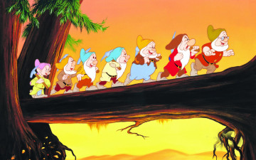 Картинка мультфильмы snow white and the seven dwarfs гномы