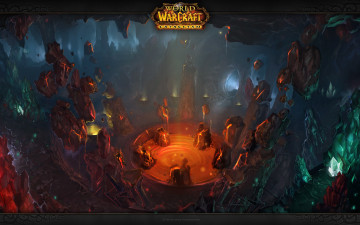 Картинка world of warcraft cataclysm видео игры пещера свет