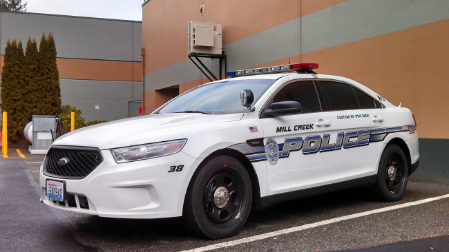 Обои картинки фото ford police interceptor sedan, автомобили, полиция, ford, motor, company, коммерческие, легковые, сша
