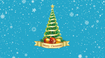 Картинка праздничные векторная+графика+ новый+год праздник Ёлка елка минимализм снежинки игрушки рождество снег фон