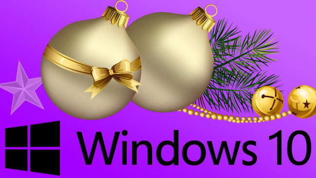 Обои картинки фото компьютеры, windows  10, wood, рождество, merry, christmas, новый, год, подарки, украшения, happy, gift, new, year, decoration, xmas