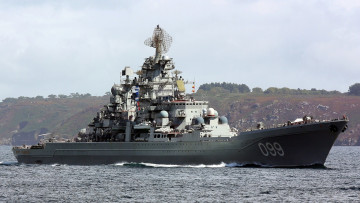 Картинка арк+петр+великий корабли крейсеры +линкоры +эсминцы атомный ракетный крейсер вмф россии проект 11442 орлан
