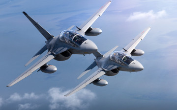 обоя aermacchi m-346, авиация, боевые самолёты, aermacchi, m-346, ввс, италии, трансзвуковой, учебно-тренировочный, самолет