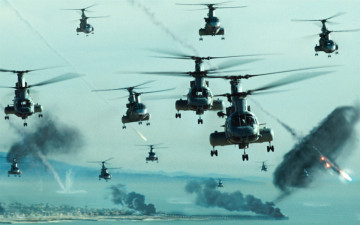 Картинка кино+фильмы battle +los+angeles вертолеты