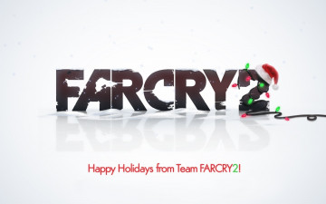 обоя видео игры, far cry 2, надпись, название, поздравление, шапка